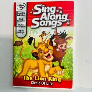 Disney The Lion King Circle of Life Sing-Along Songs DVD